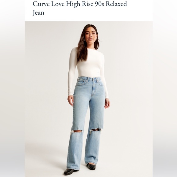 Abercrombie & Fitch Denim - Abercrombie Curve 90’s Relax Jeans